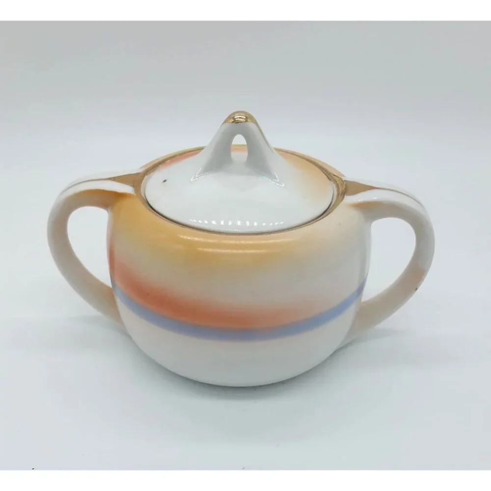 Antique Noritake Morimura Hand painted Sugar bowl